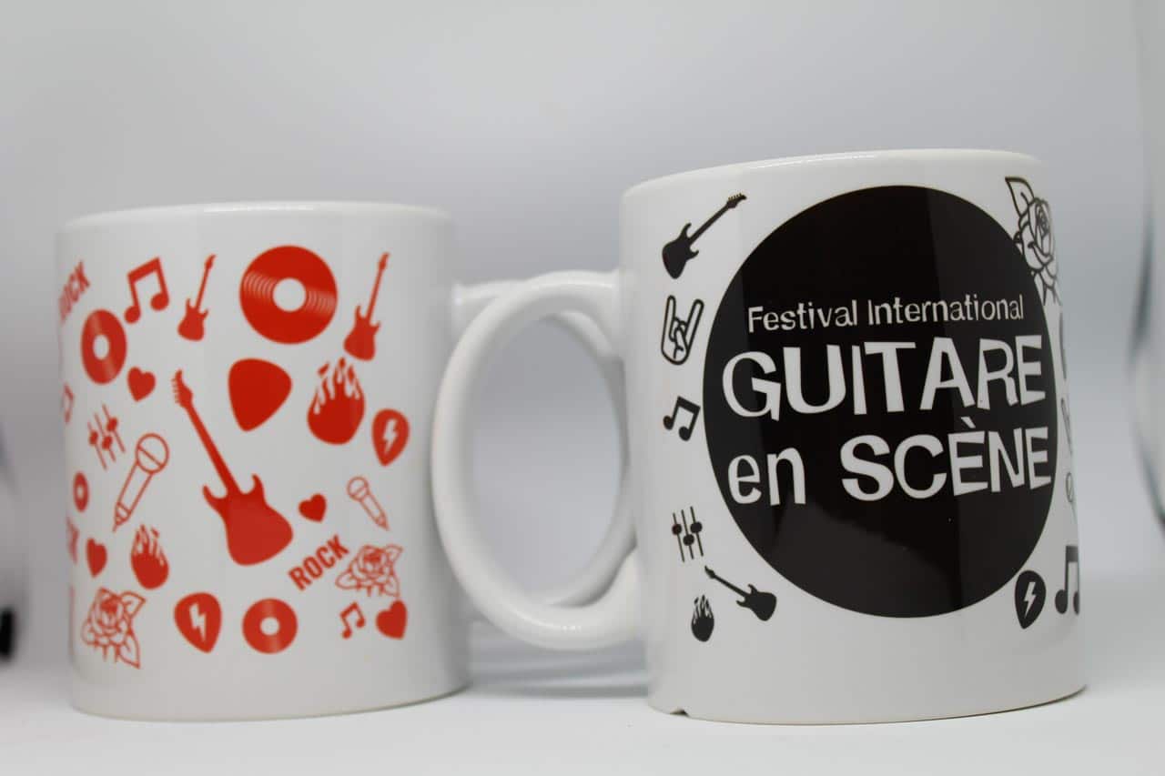 Impression sur verre guitare en scene – RS Impression